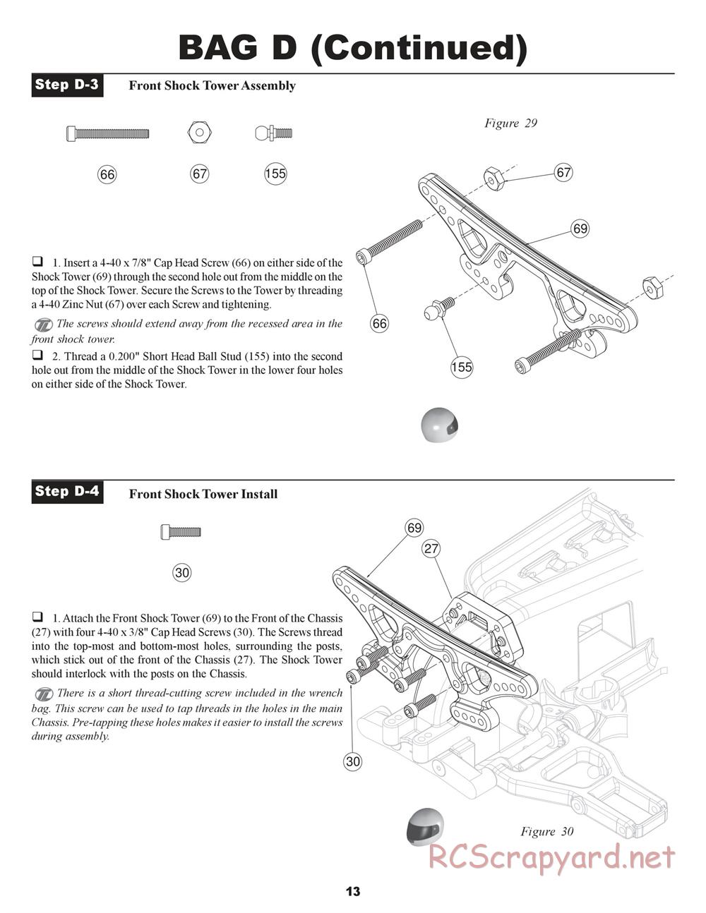 Team Losi - XXX-S Graphite Plus - Manual - Page 16
