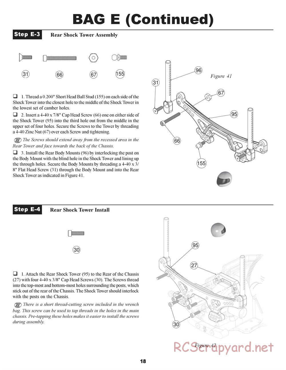 Team Losi - XXX-S Graphite Plus - Manual - Page 21
