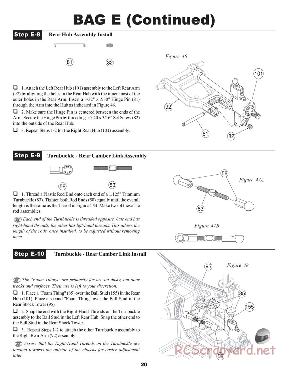 Team Losi - XXX-S Graphite Plus - Manual - Page 23