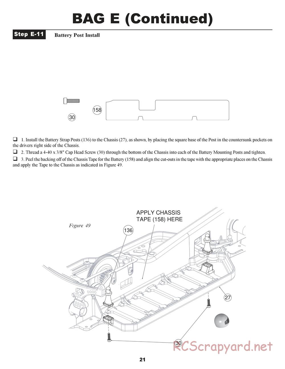 Team Losi - XXX-S Graphite Plus - Manual - Page 24