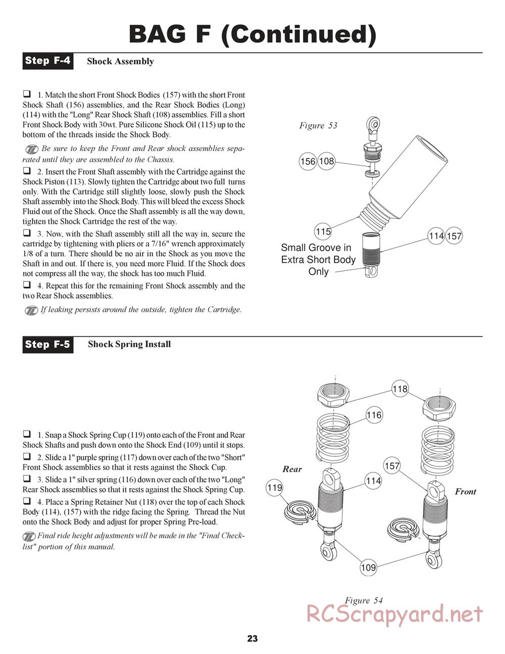 Team Losi - XXX-S Graphite Plus - Manual - Page 26