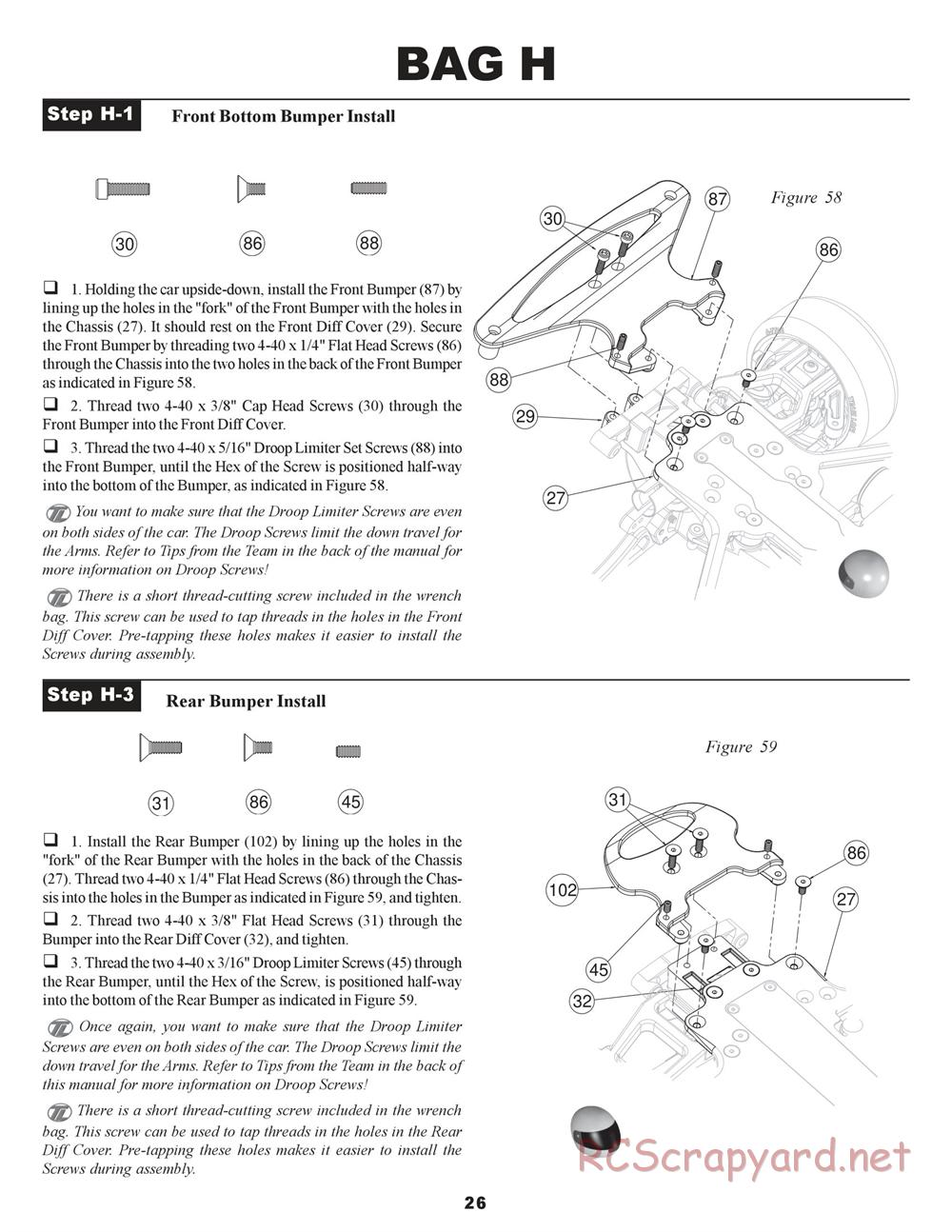 Team Losi - XXX-S Graphite Plus - Manual - Page 29