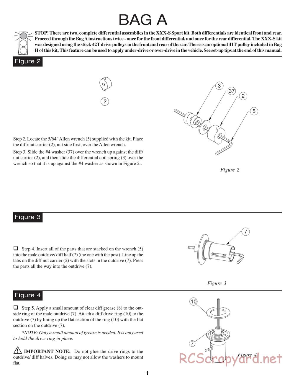 Team Losi - XXX-S Sport RTR II - Manual - Page 4