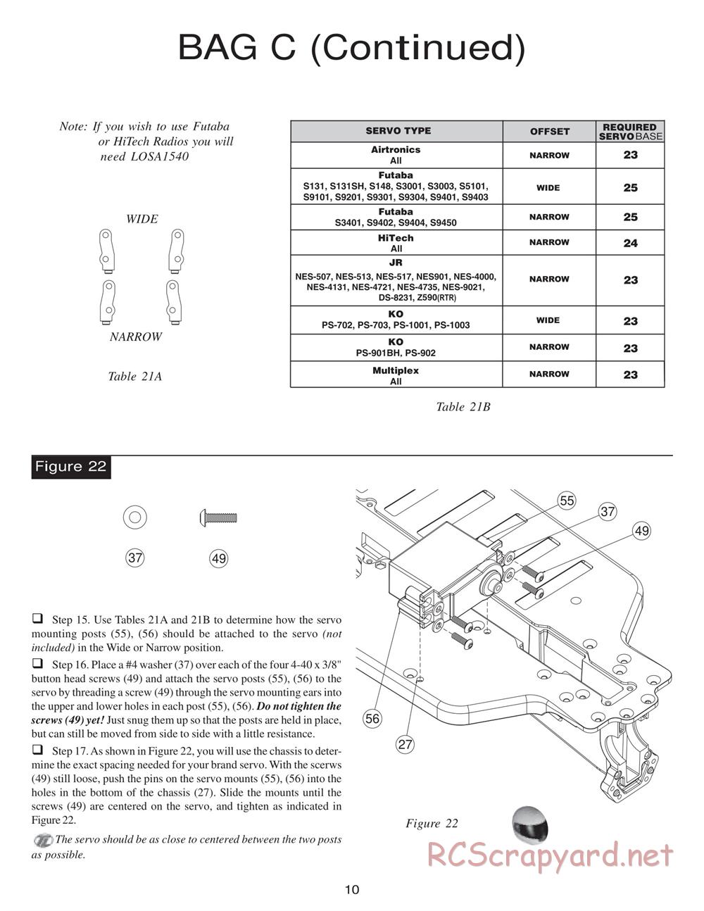 Team Losi - XXX-S Sport RTR II - Manual - Page 13