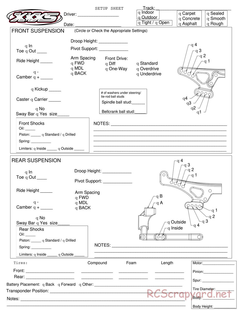 Team Losi - XXX-S - Manual - Page 40