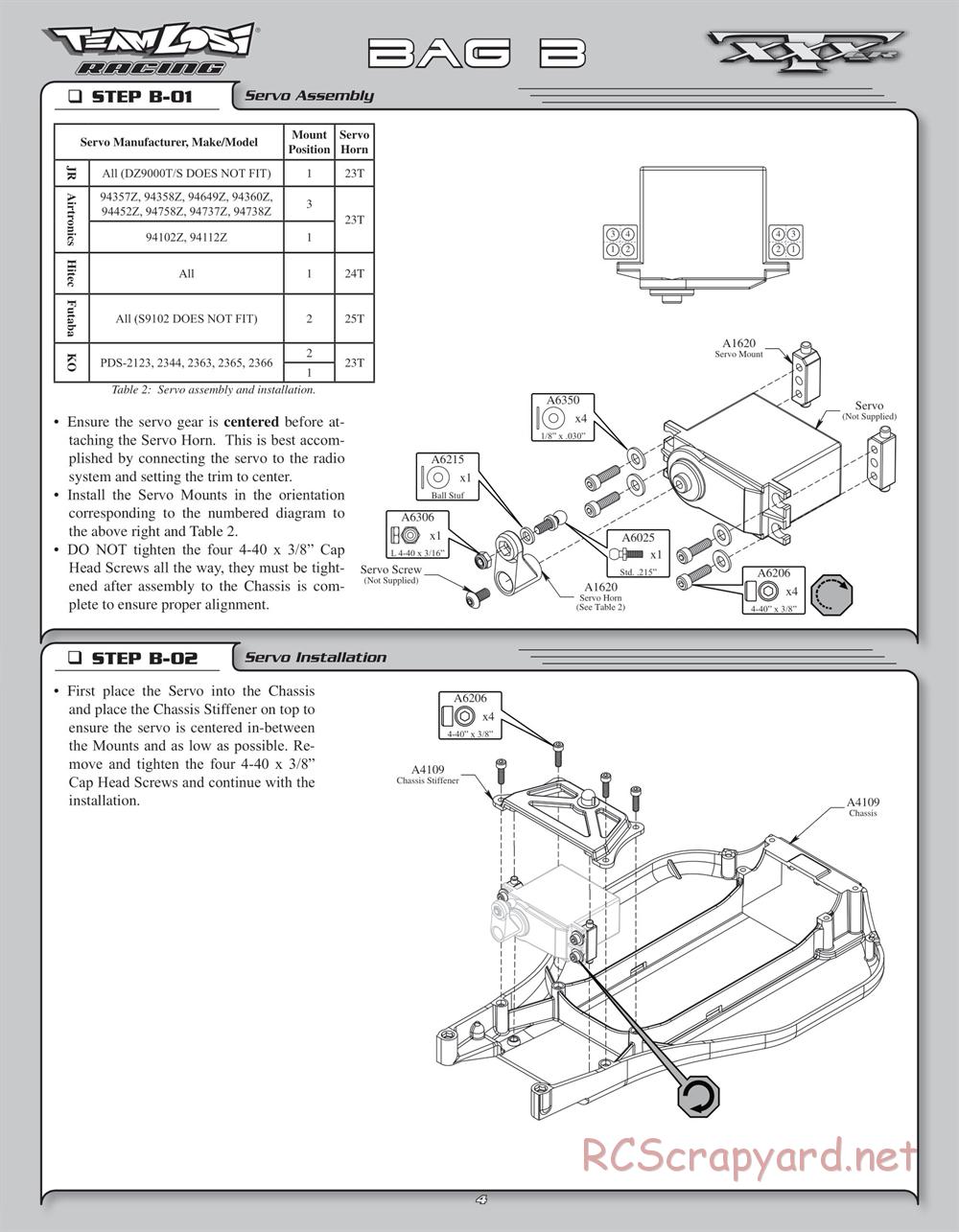 Team Losi - XXXT CR - Manual - Page 7