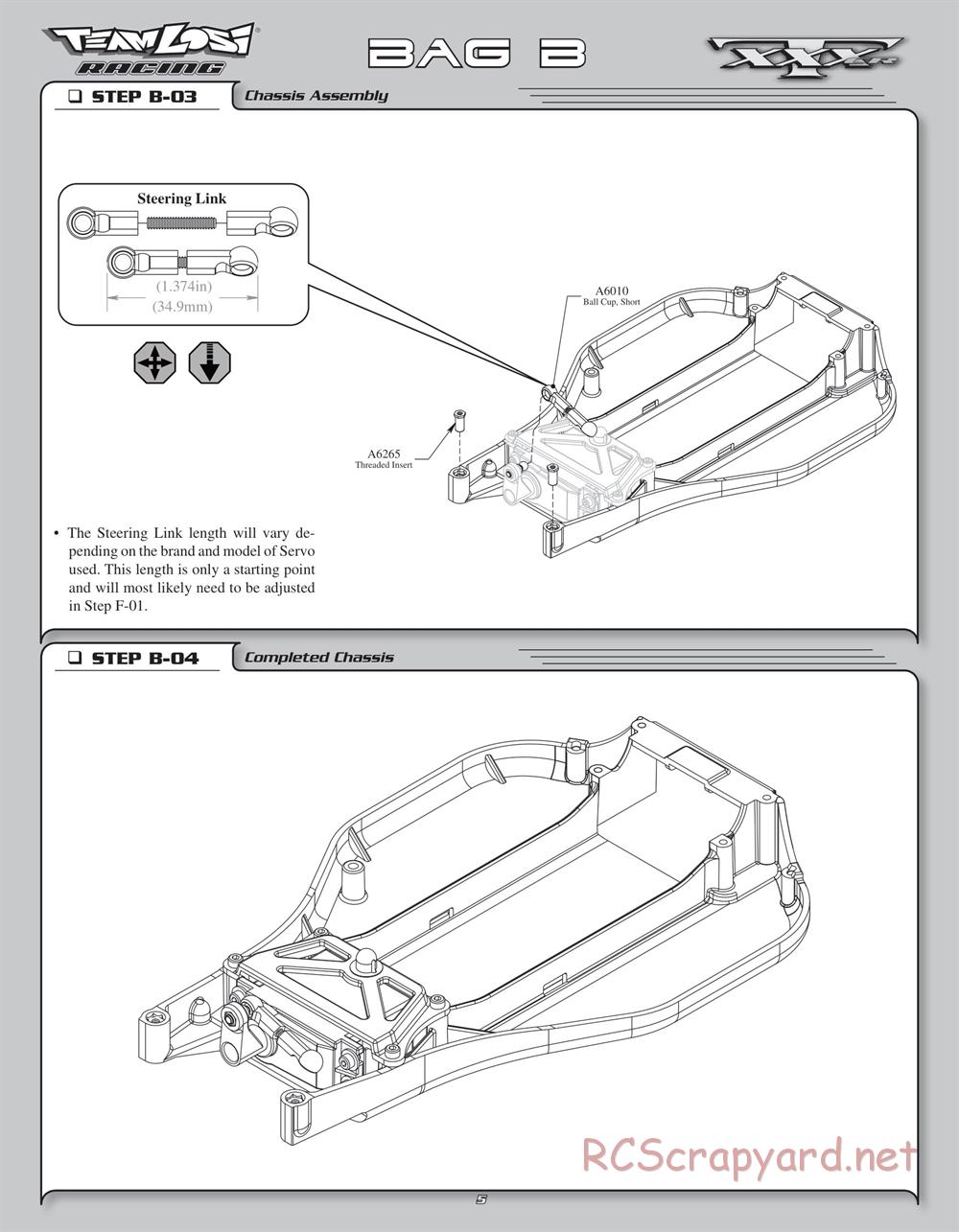 Team Losi - XXXT CR - Manual - Page 8