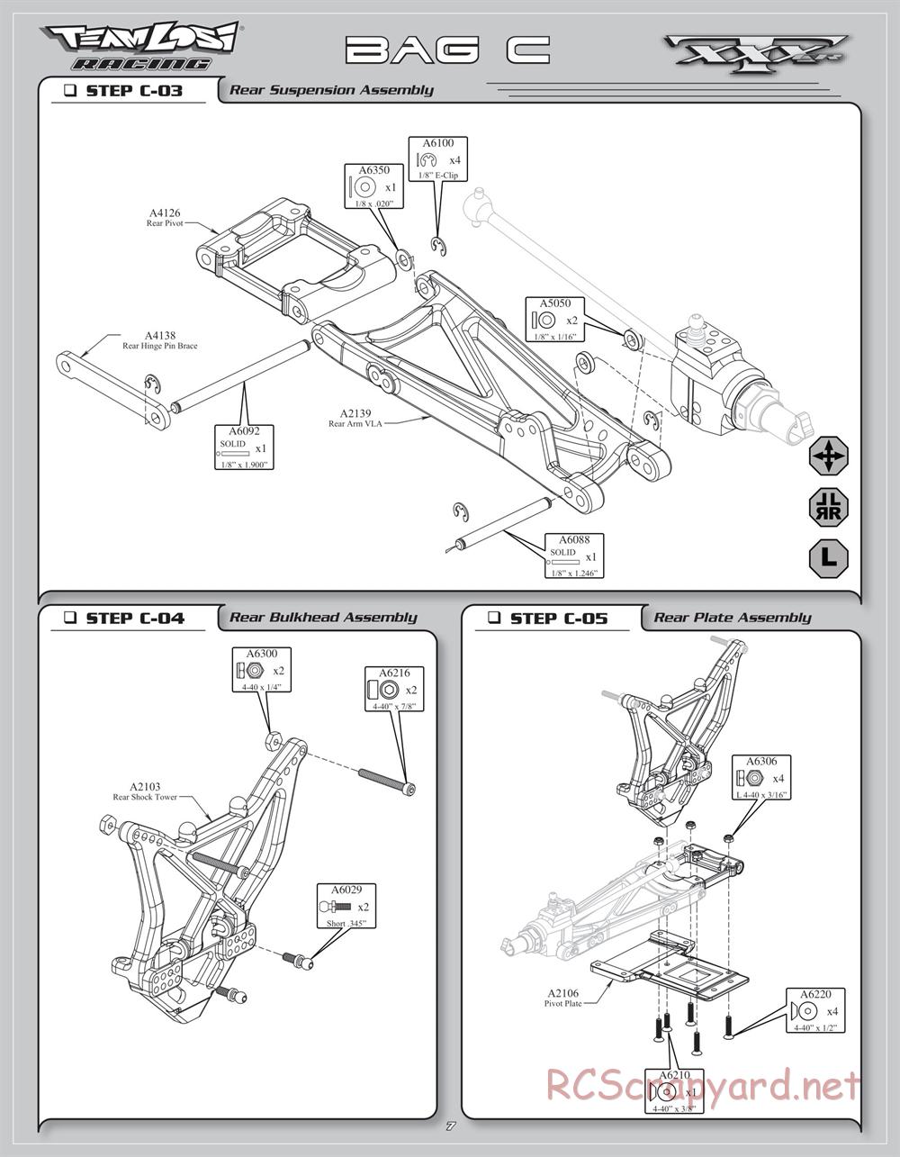 Team Losi - XXXT CR - Manual - Page 10