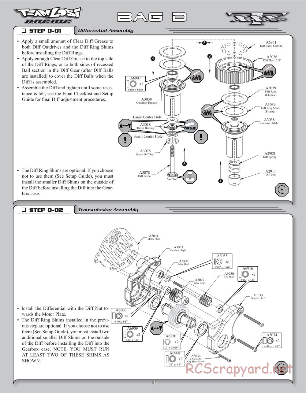 Team Losi - XXXT CR - Manual - Page 12