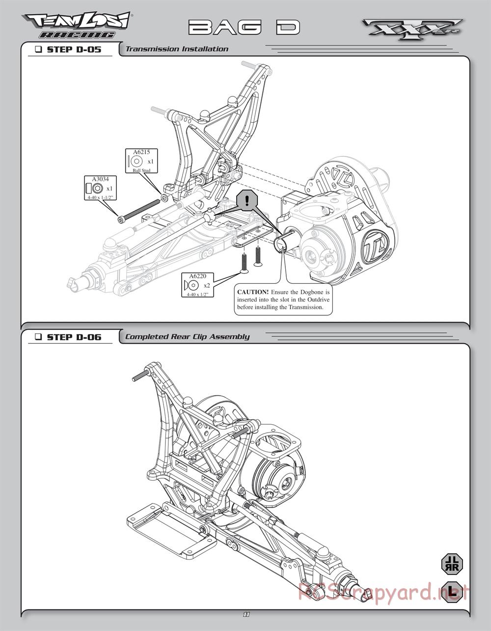 Team Losi - XXXT CR - Manual - Page 14