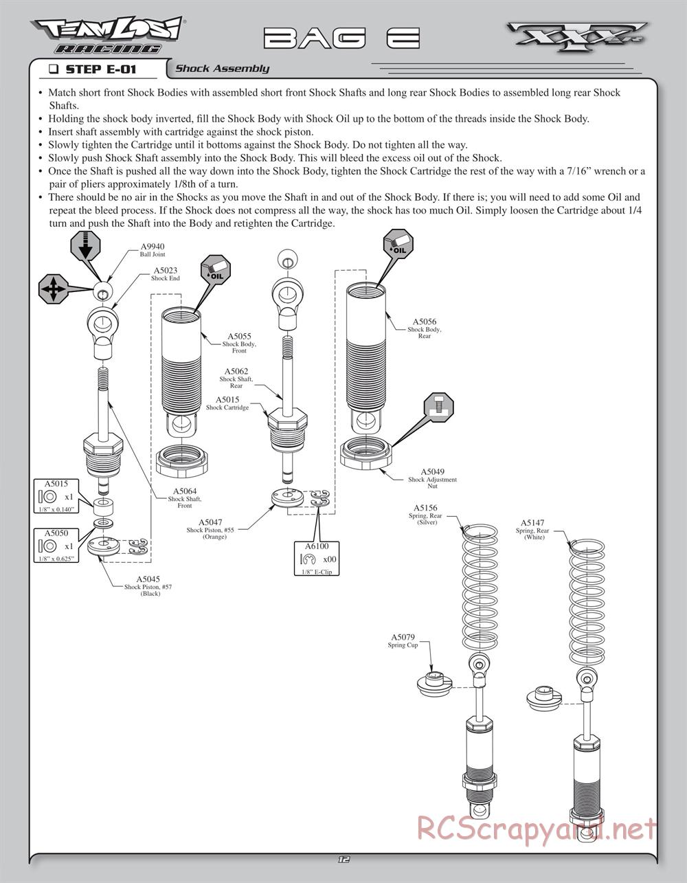 Team Losi - XXXT CR - Manual - Page 15