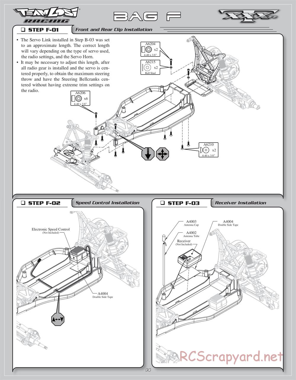 Team Losi - XXXT CR - Manual - Page 17