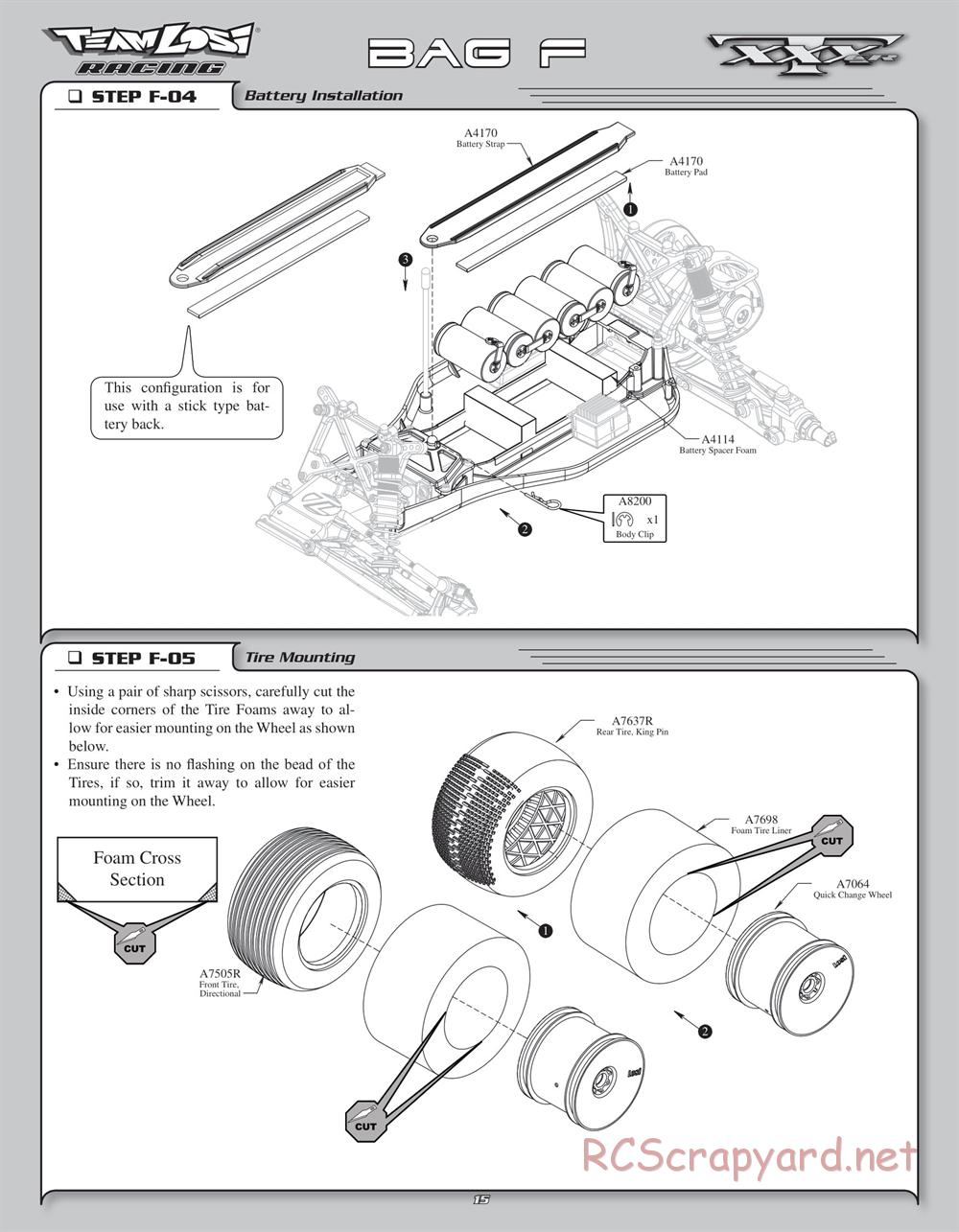 Team Losi - XXXT CR - Manual - Page 18