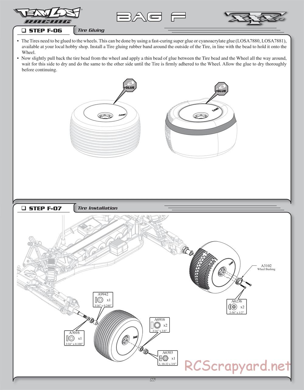 Team Losi - XXXT CR - Manual - Page 19