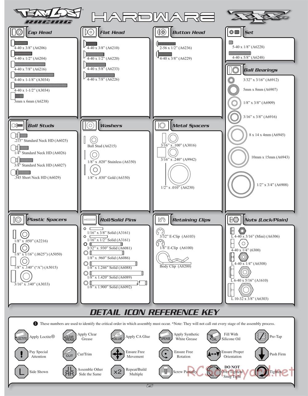 Team Losi - XXXT CR - Manual - Page 28