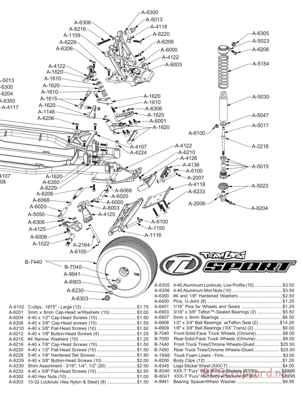 Team Losi - XXXT Sport RTRII - Manual - Page 3