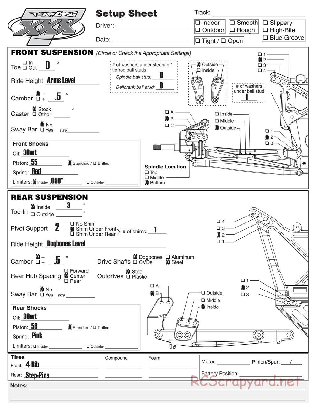 Team Losi - XXXT Sport RTRII - Manual - Page 2