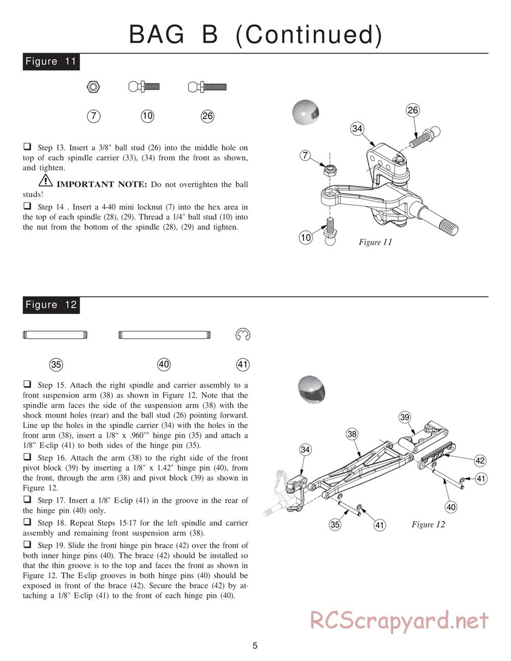Team Losi - XXXT Sport RTRII - Manual - Page 9