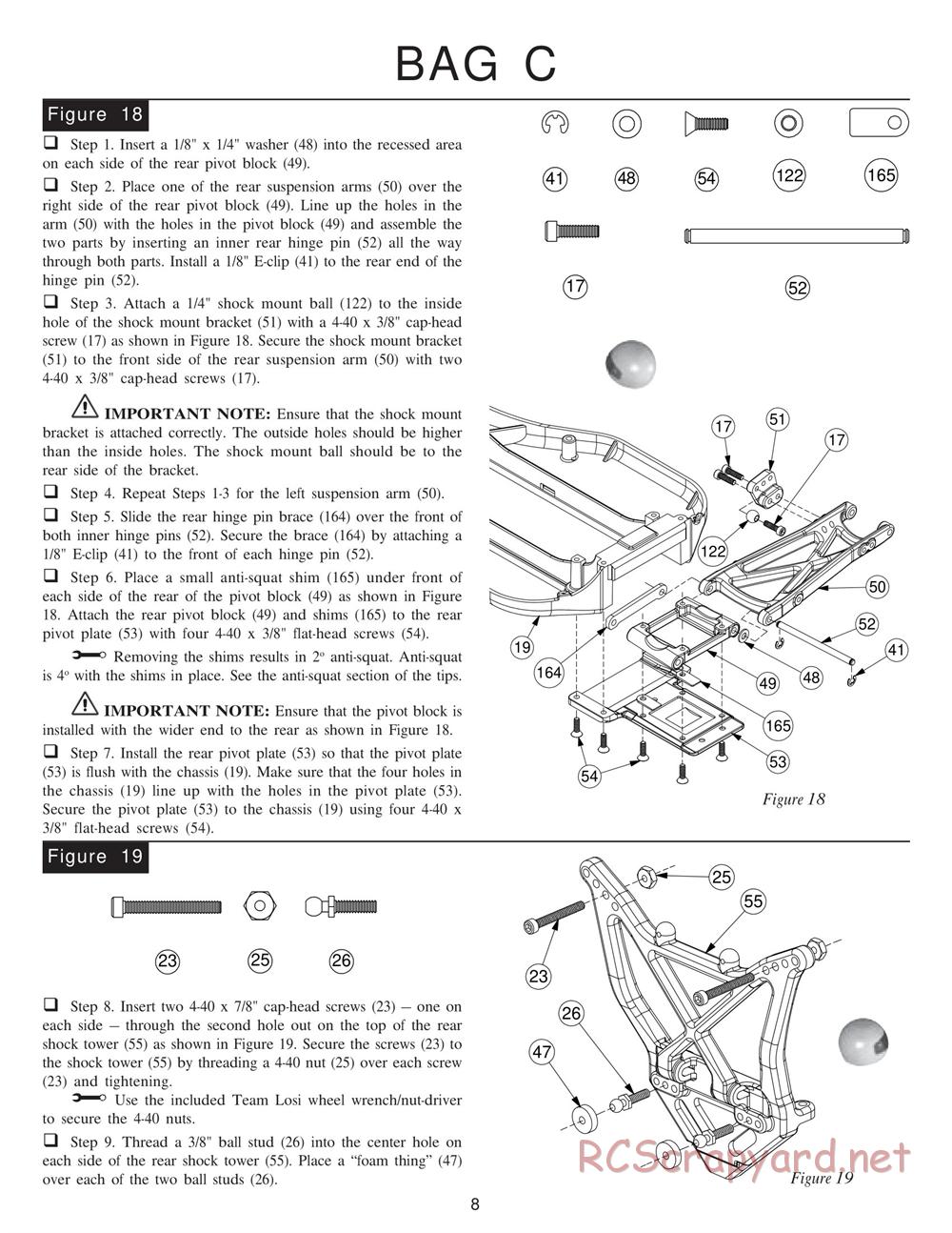 Team Losi - XXXT Sport RTRII - Manual - Page 12