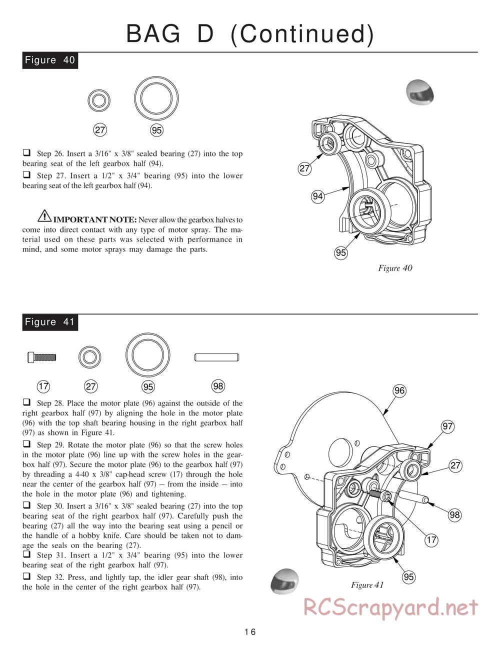 Team Losi - XXXT Sport RTRII - Manual - Page 20