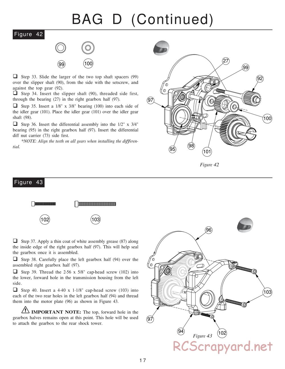 Team Losi - XXXT Sport RTRII - Manual - Page 21