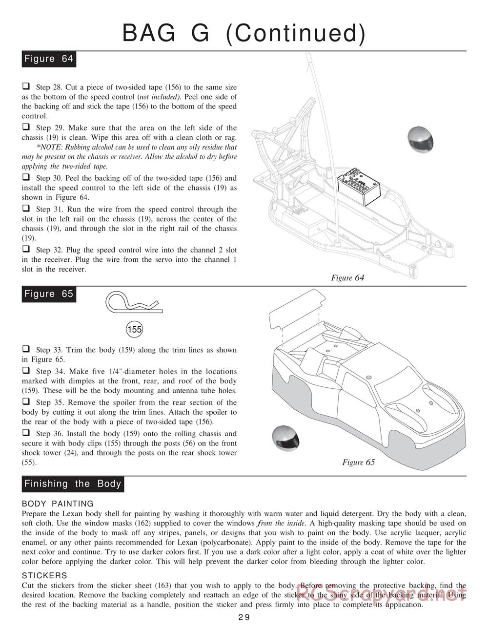 Team Losi - XXXT Sport RTRII - Manual - Page 33