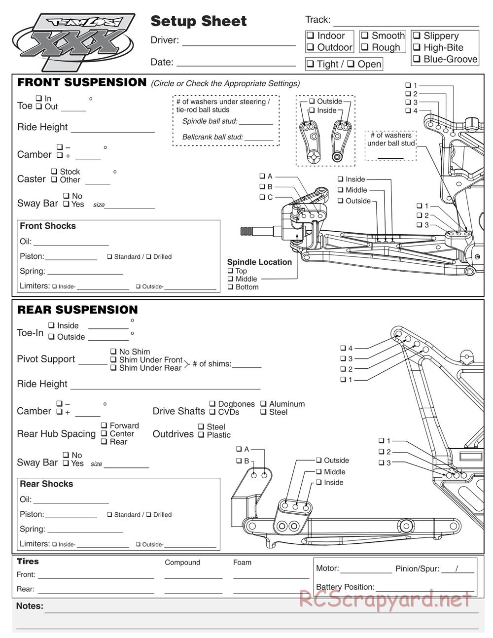 Team Losi - XXXT Sport RTRII - Manual - Page 40