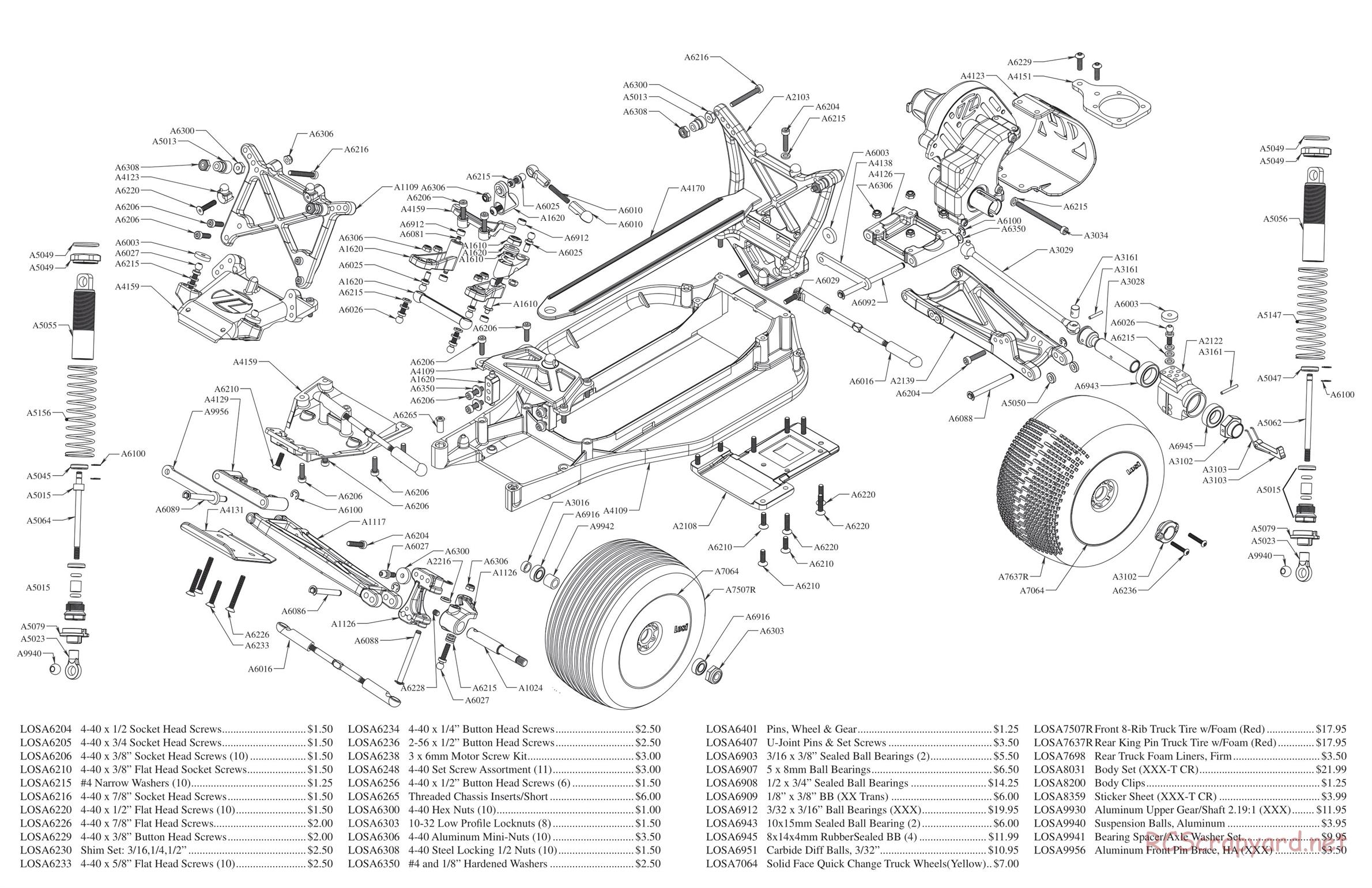 Team Losi - XXXT CR - Manual - Page 2