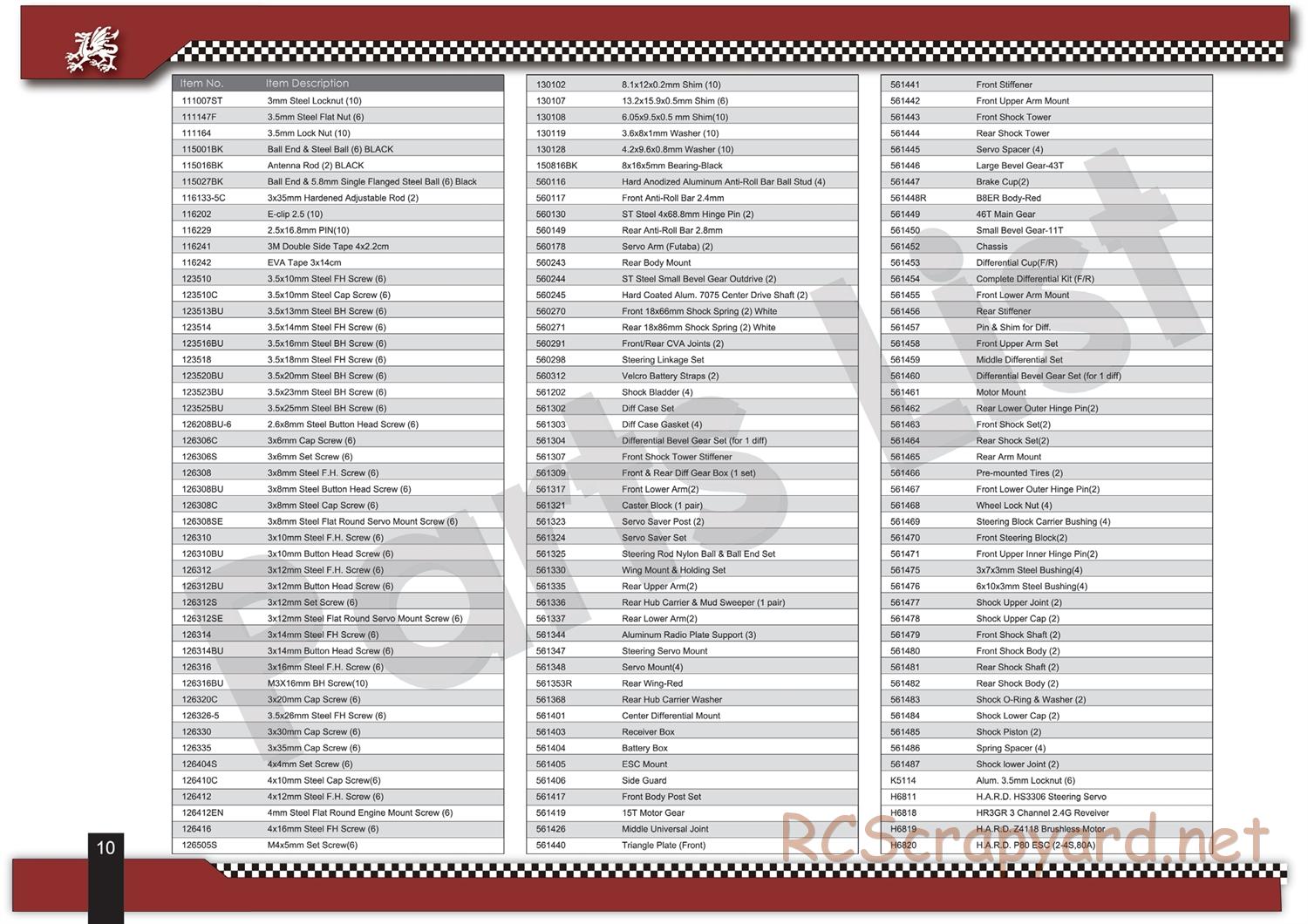 Team Magic - B8ER - Manual - Page 11