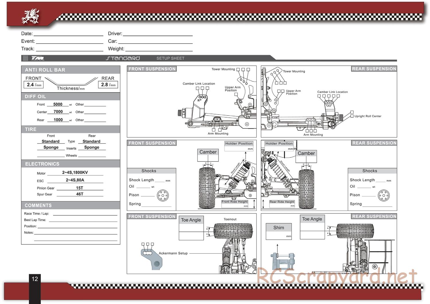 Team Magic - B8ER - Manual - Page 13