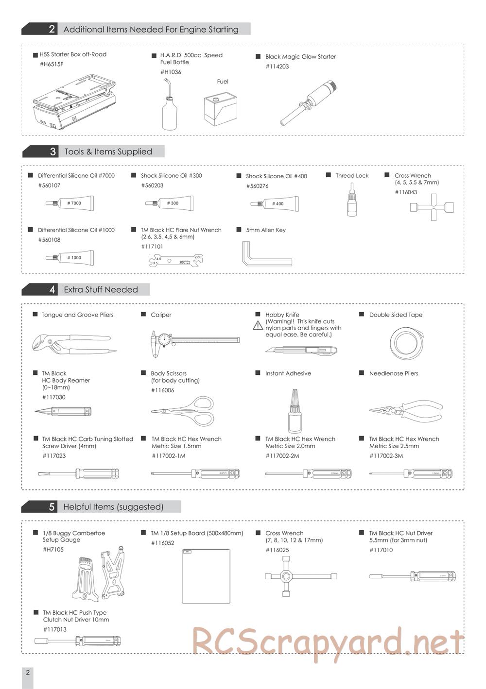 Team Magic - B8RS - Manual - Page 3