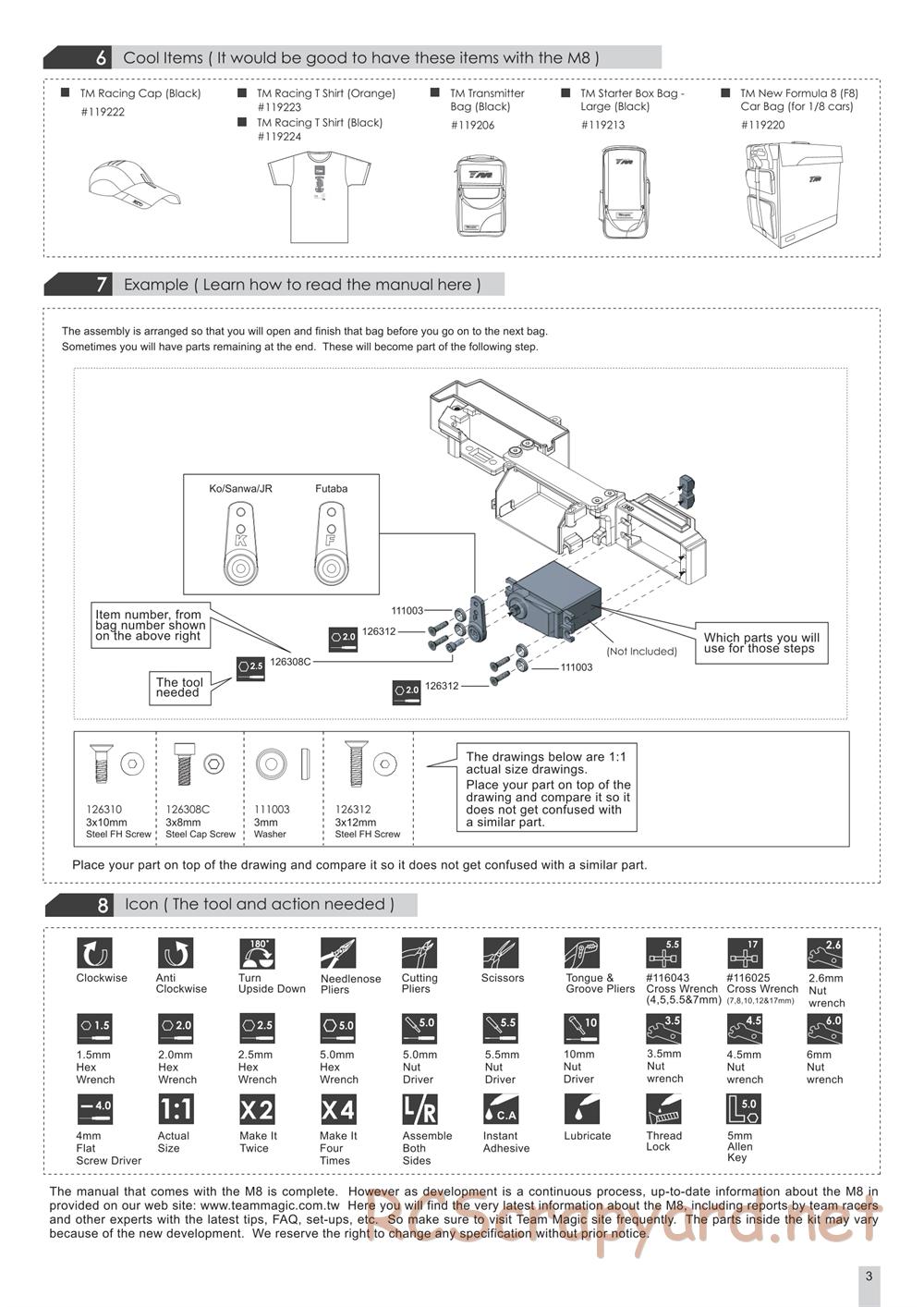 Team Magic - B8RS - Manual - Page 4