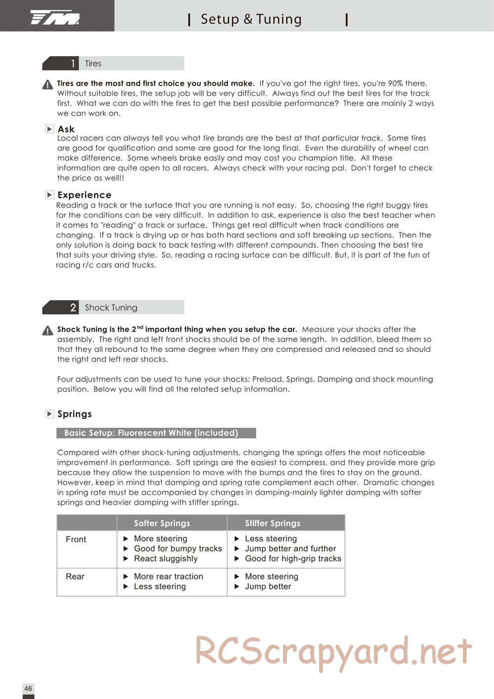 Team Magic - B8RS - Manual - Page 21