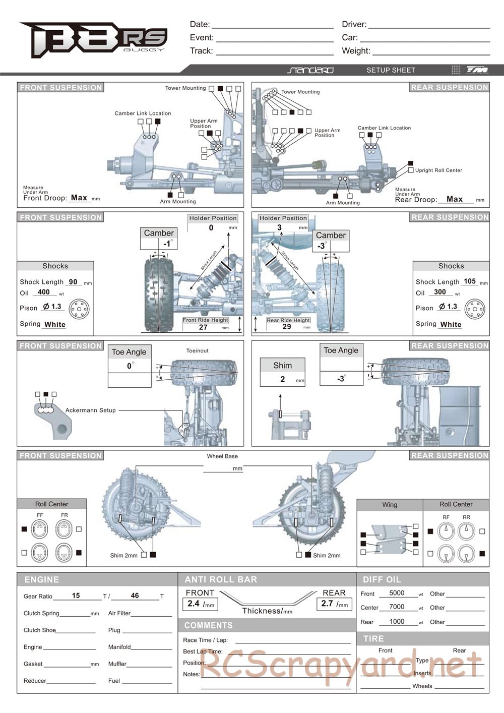 Team Magic - B8RS - Manual - Page 37