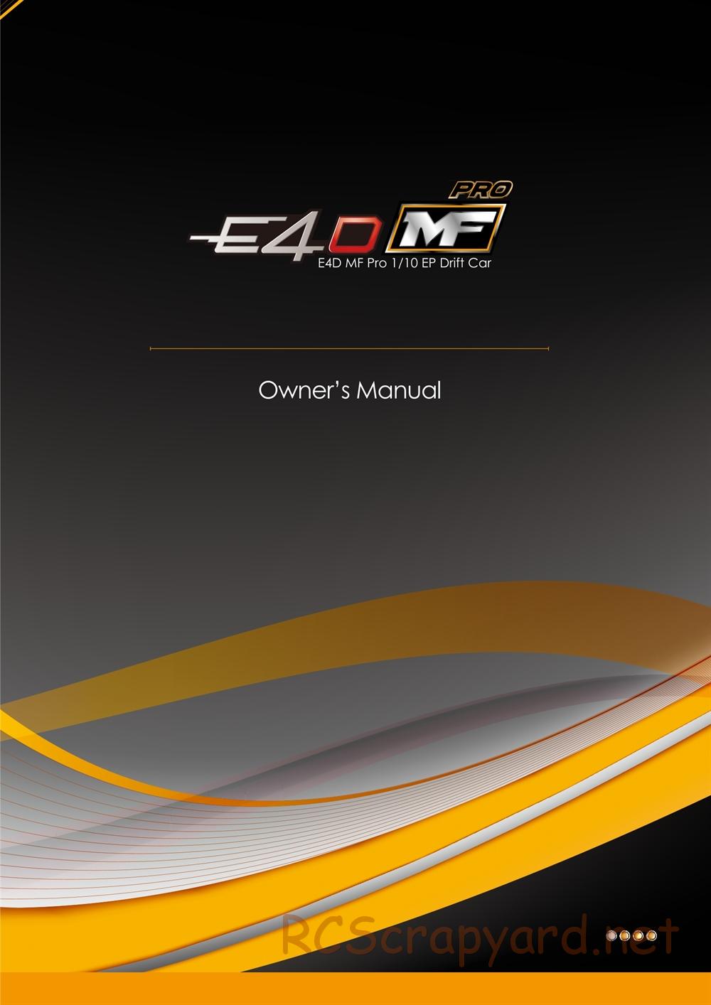 Team Magic - E4D-MF Pro - Manual - Page 1