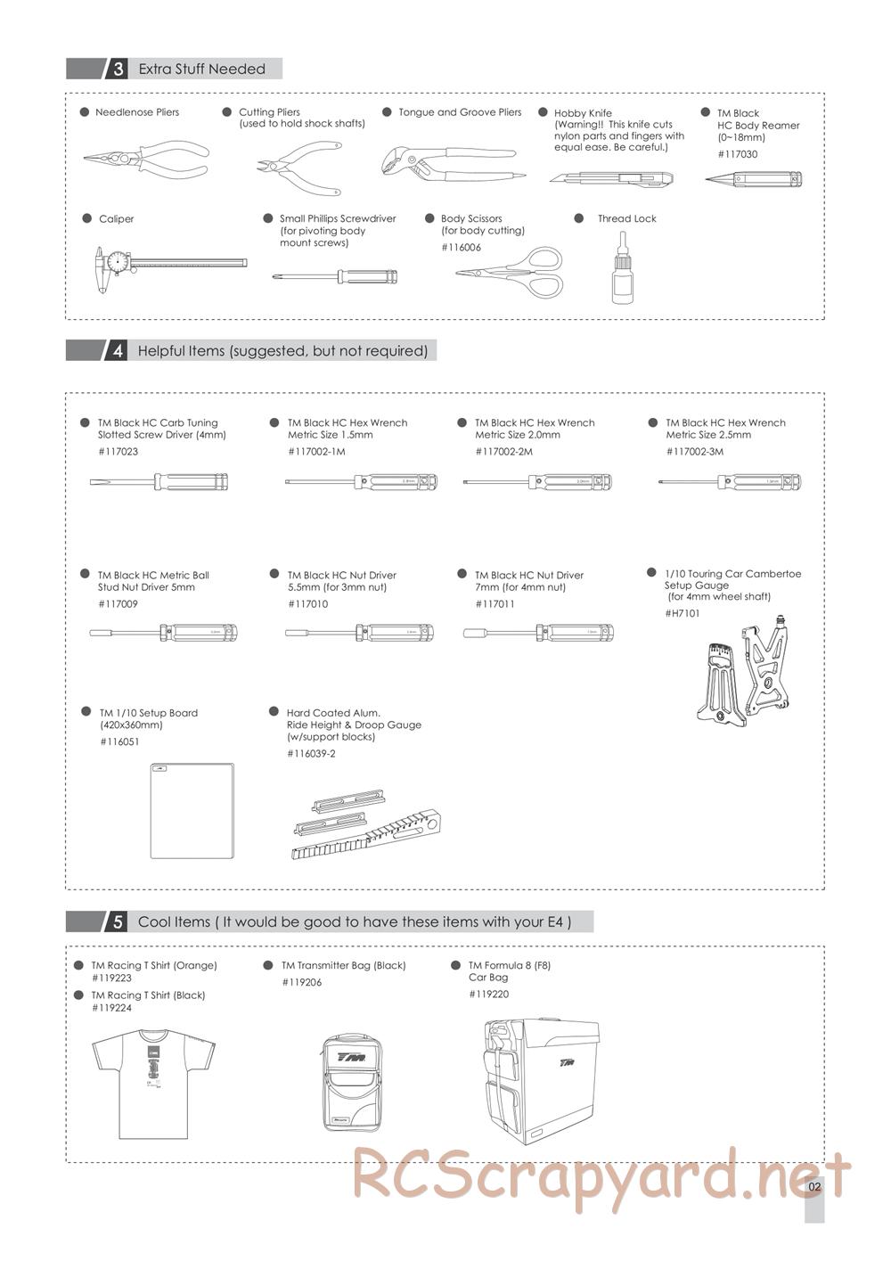 Team Magic - E4-JR - Manual - Page 3