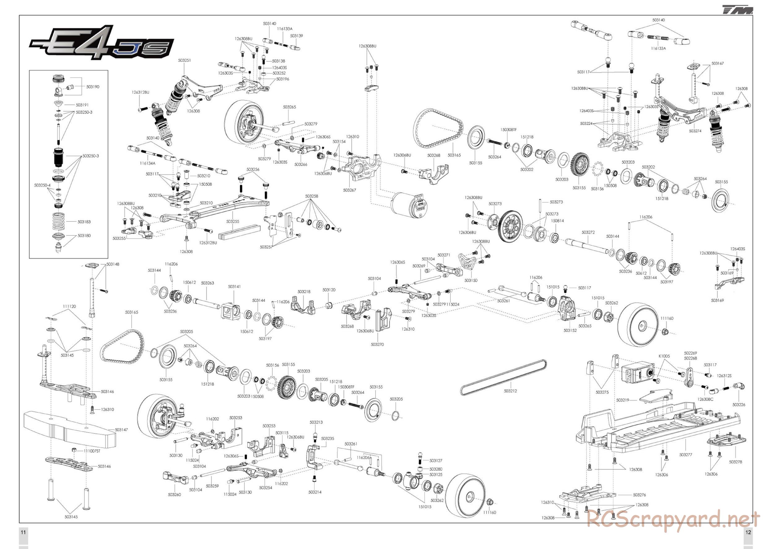Team Magic - E4-JS - Exploded View