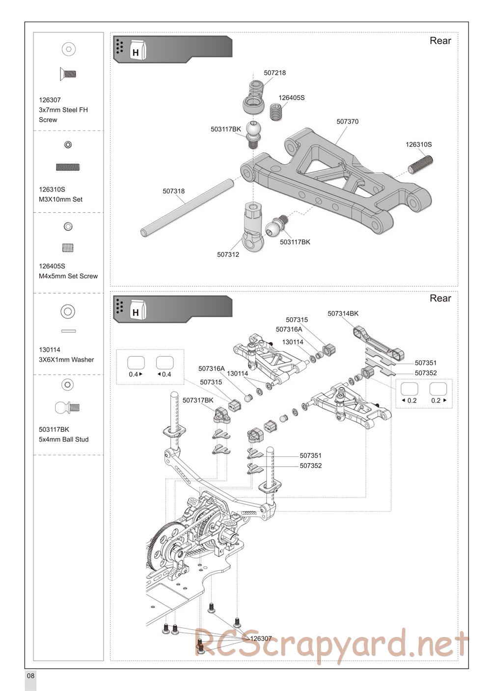 Team Magic - E4-RS III+ - Manual - Page 8