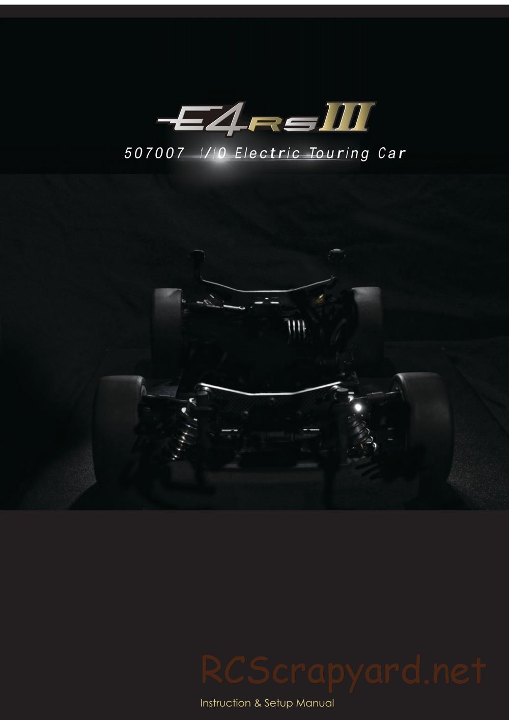 Team Magic - E4-RS III - Manual - Page 1