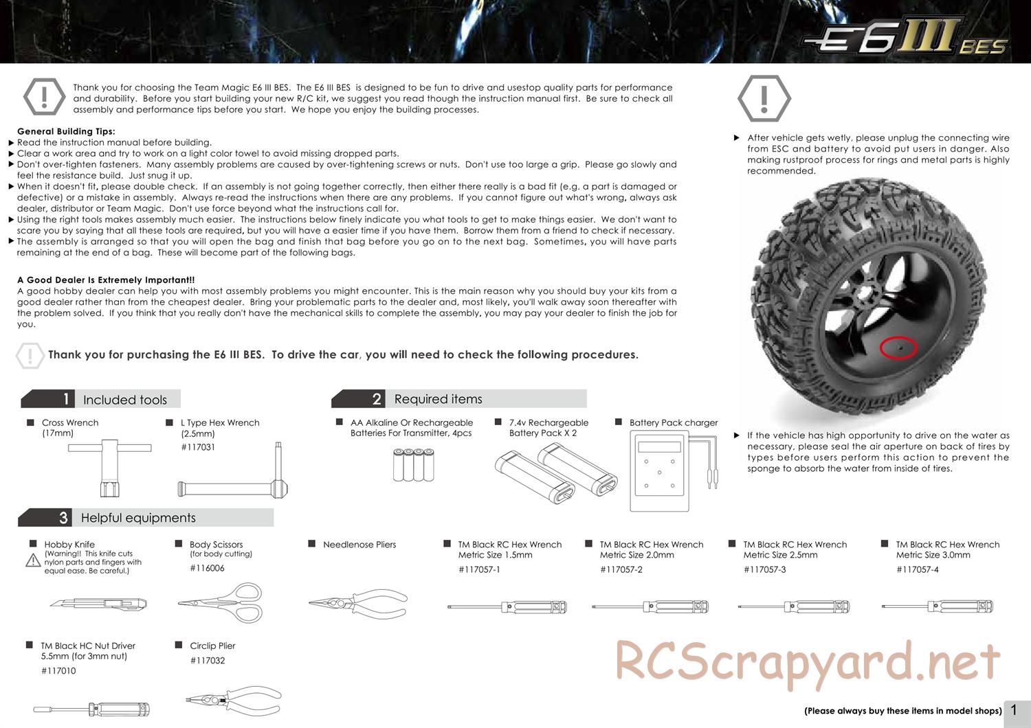 Team Magic - E6 III BES - Manual - Page 2