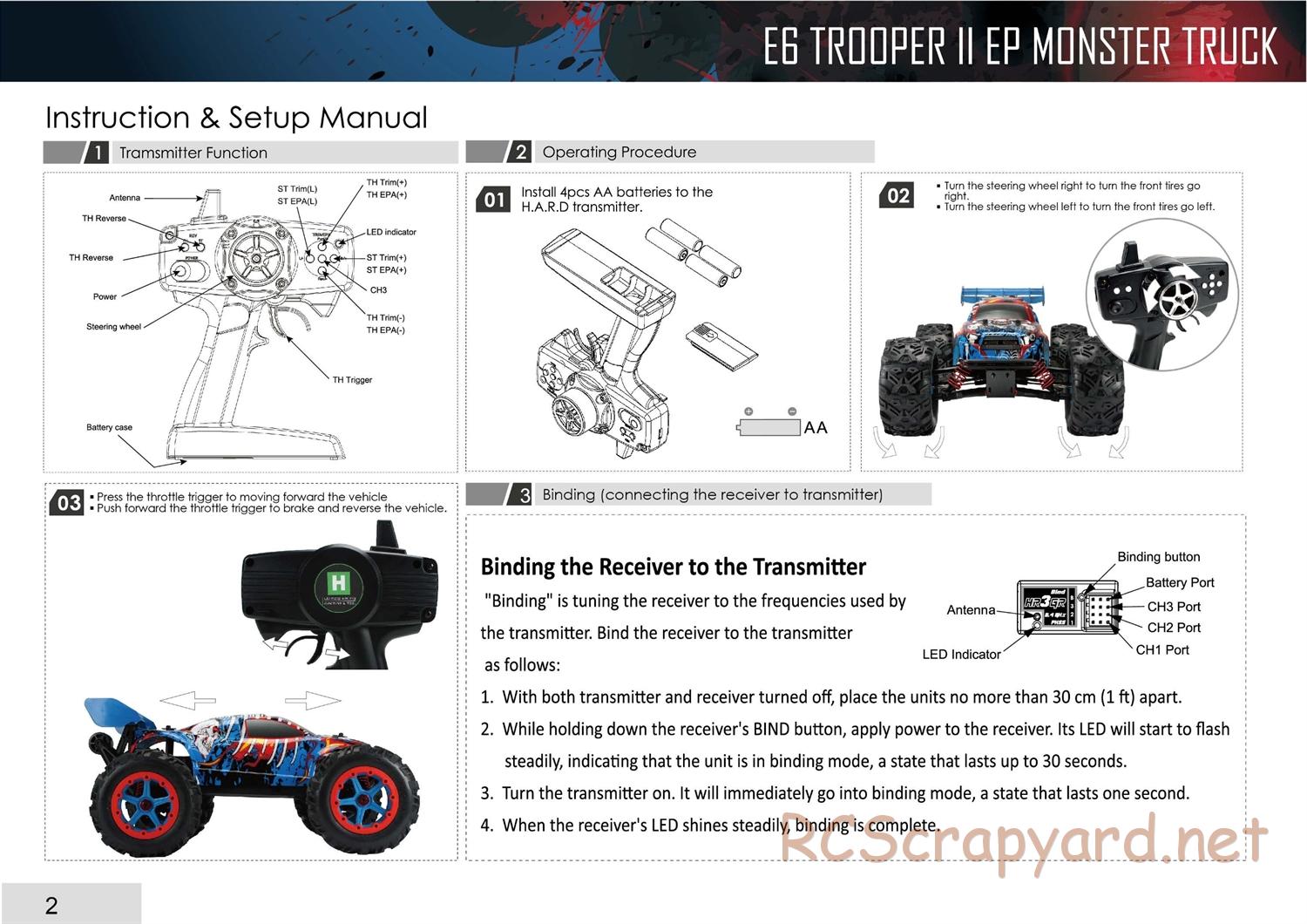 Team Magic - E6 Trooper II - Manual - Page 3