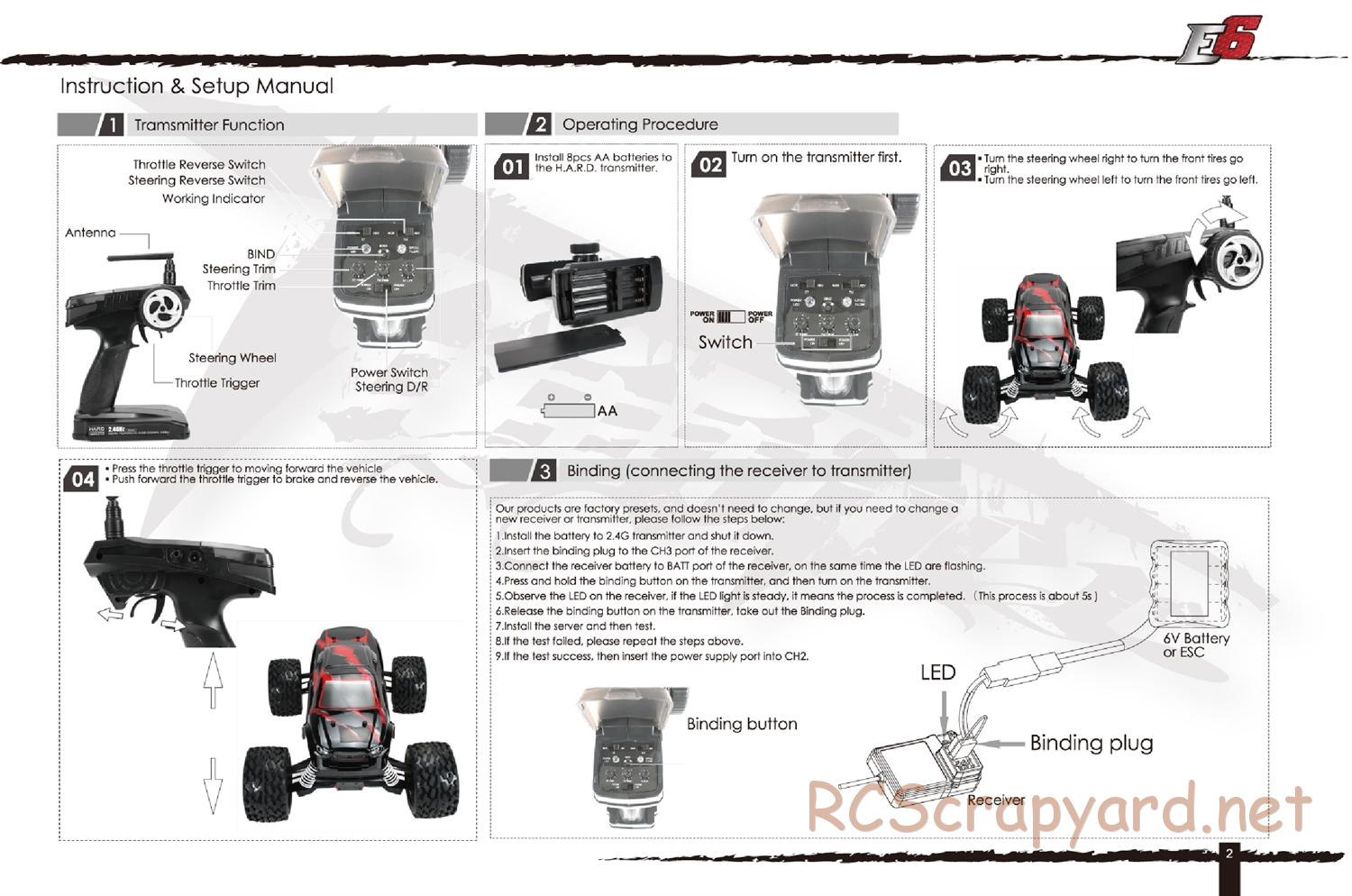 Team Magic - E6 Trooper Bl - Manual - Page 3