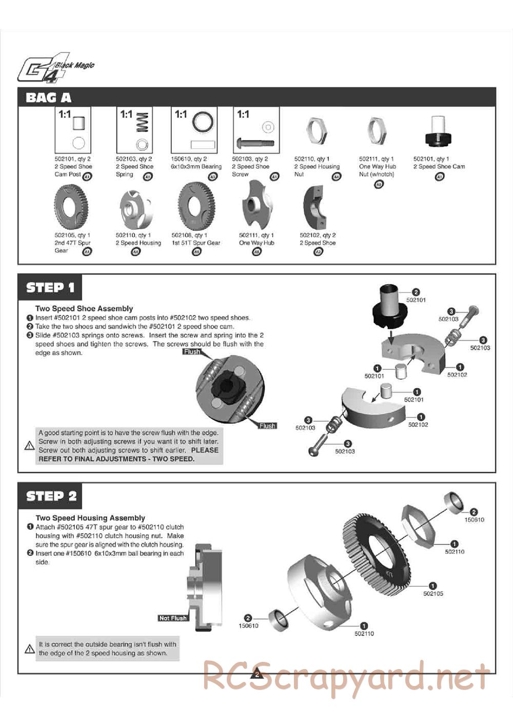 Team Magic - G4 Evo - Manual - Page 3