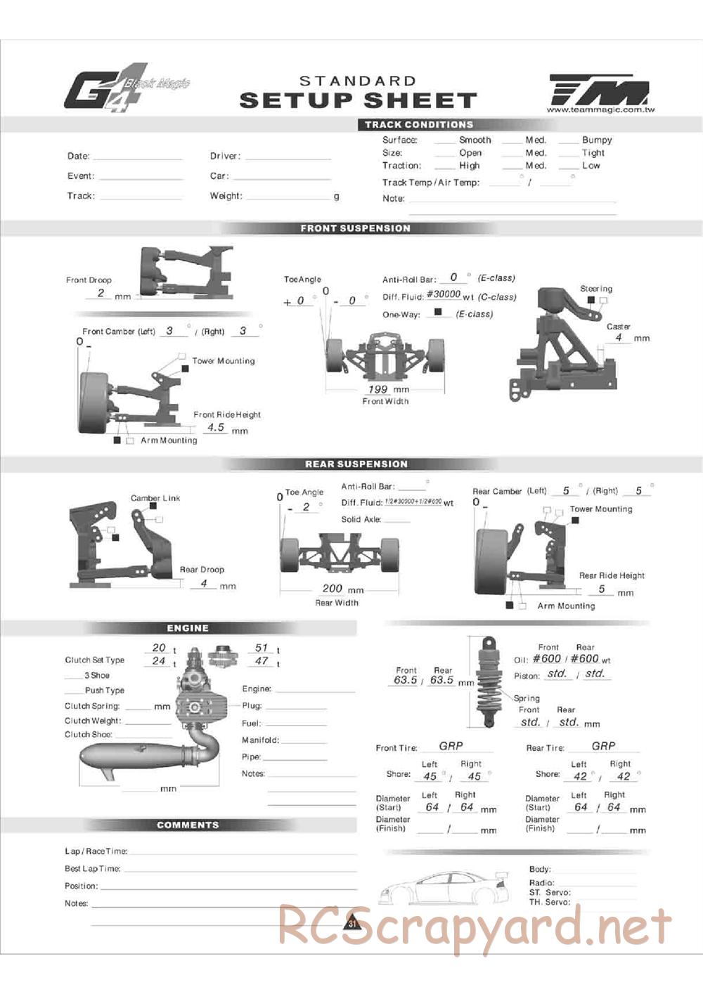 Team Magic - G4 Evo - Manual - Page 32