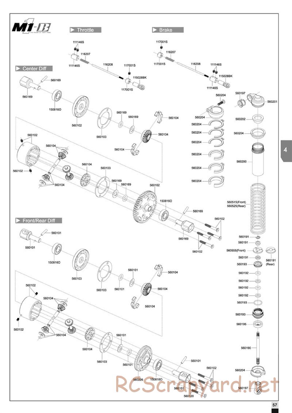 Team Magic - M1B - Exploded View - Page 1