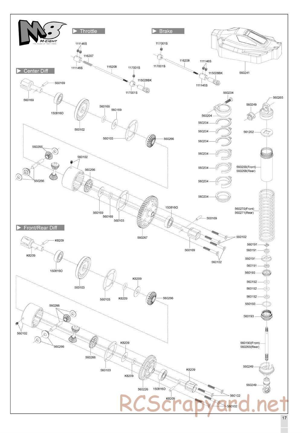 Team Magic - M8 - Exploded View - Page 1