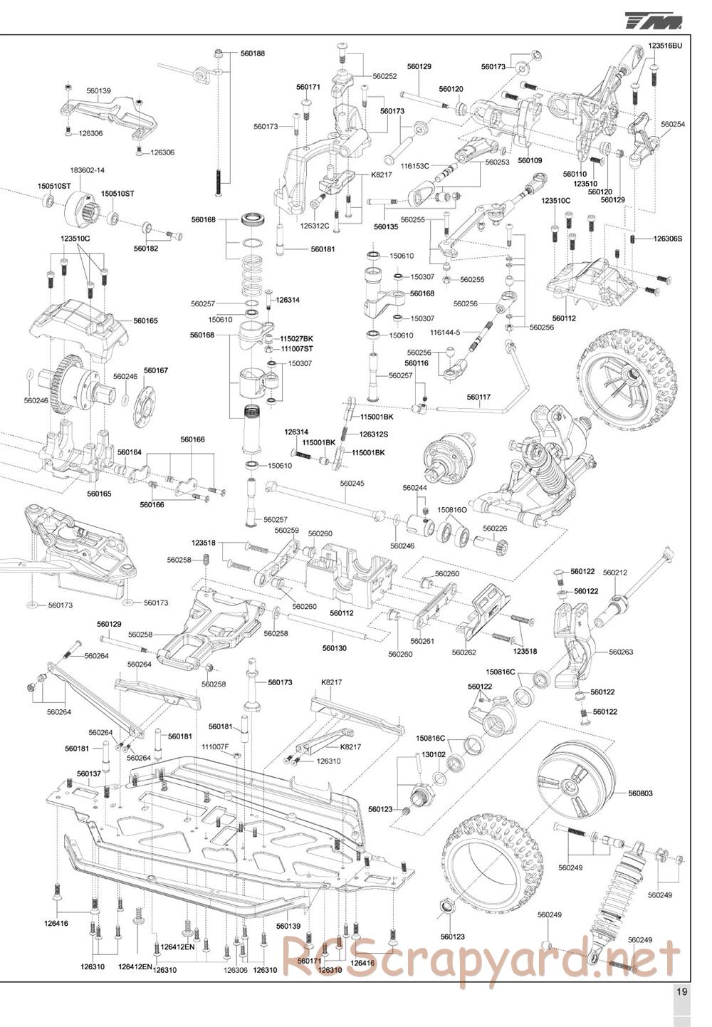 Team Magic - M8 - Exploded View - Page 3