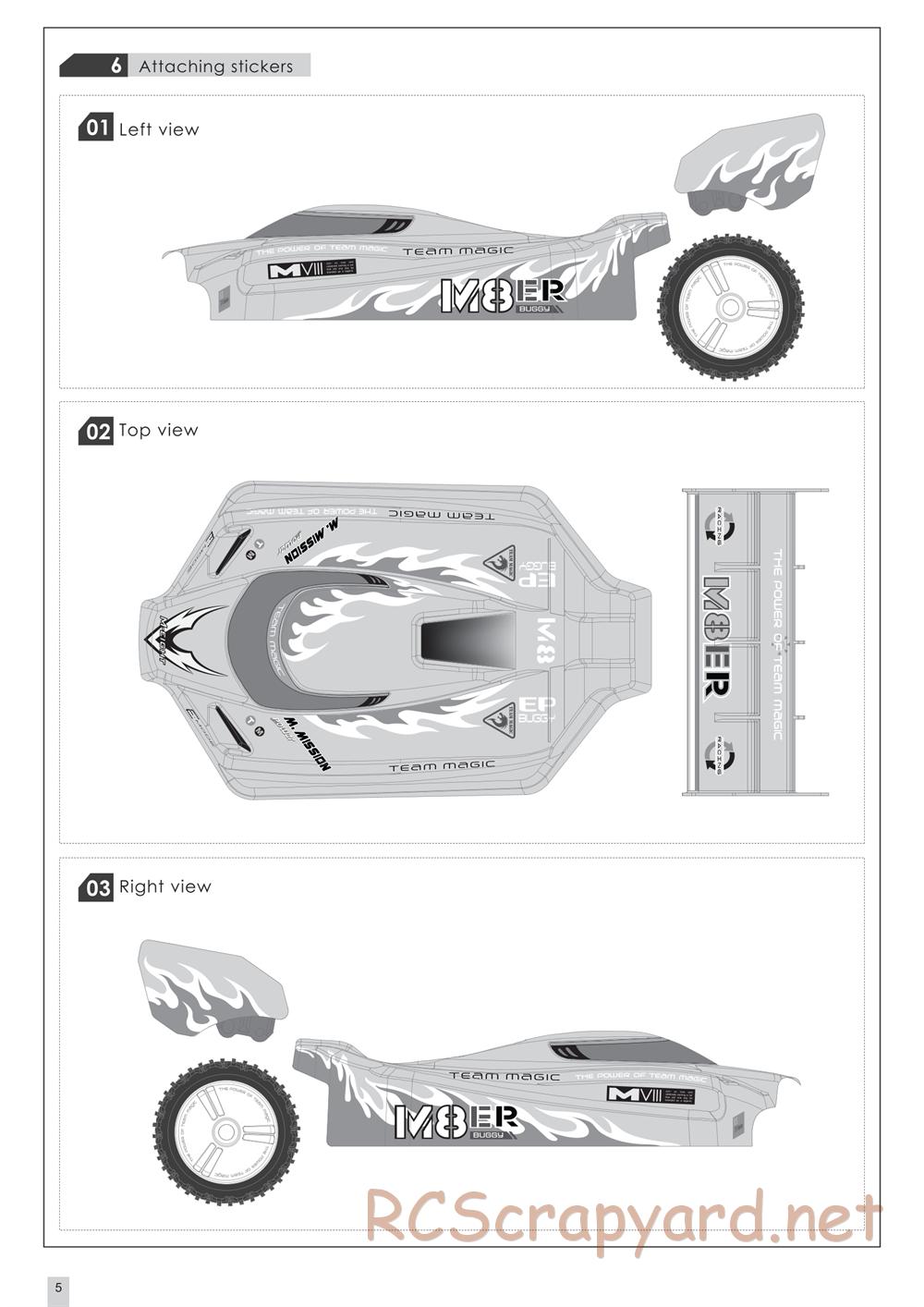 Team Magic - M8ER - Manual - Page 6