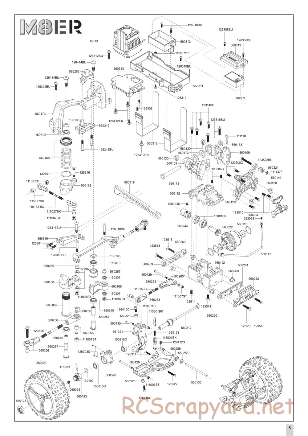 Team Magic - M8ER - Manual - Page 9