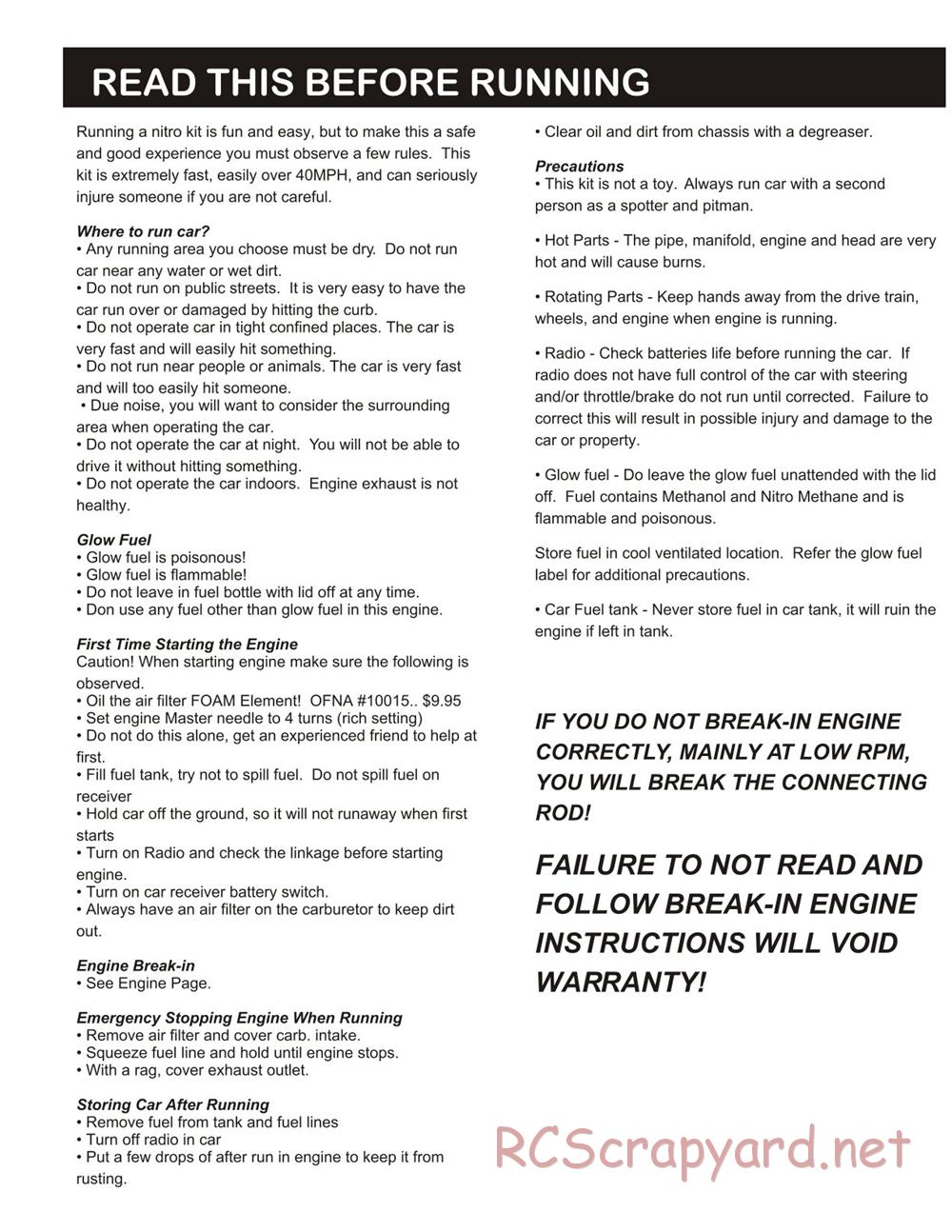 Ofna - Pirate 10 MT - Manual - Page 3